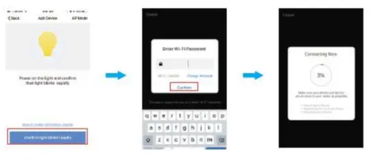 NFORU B18WIFI Wi-Fi LED Ceiling Light - app3