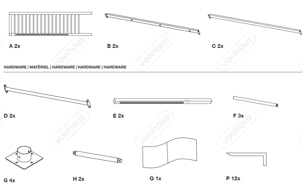 VonHaus-Garden-Pergola-with-Adjustable-Canopy-2
