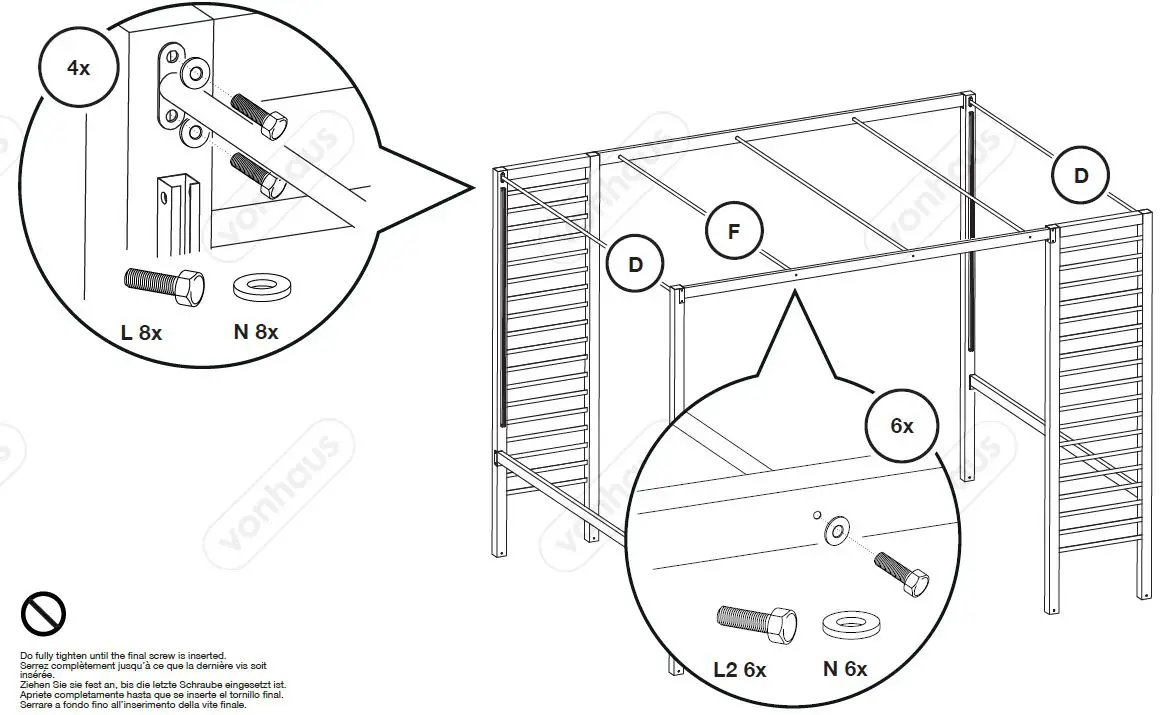 VonHaus-Garden-Pergola-with-Adjustable-Canopy-5
