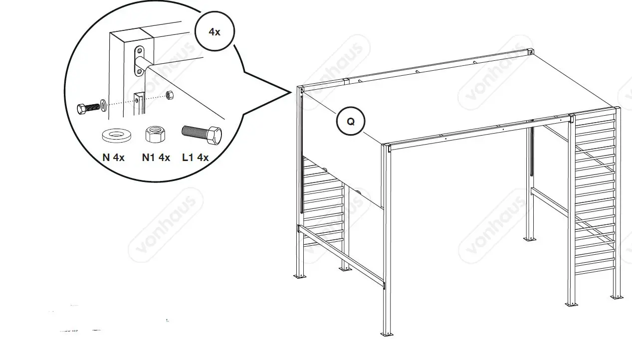VonHaus-Garden-Pergola-with-Adjustable-Canopy-8