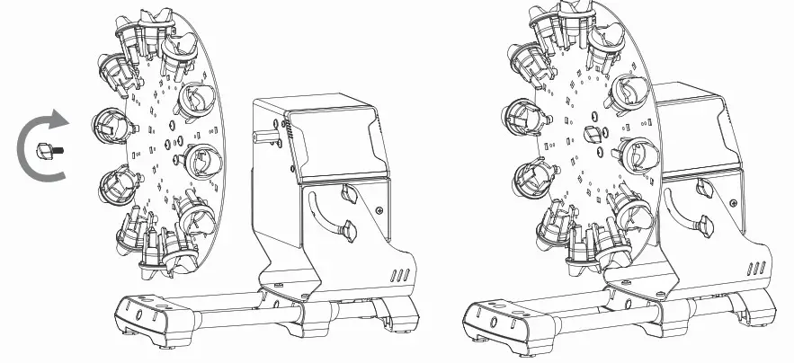 NEUATION iRoll DR24 Digital Disk Tube Rotator - INSTALLING DISC PLATE