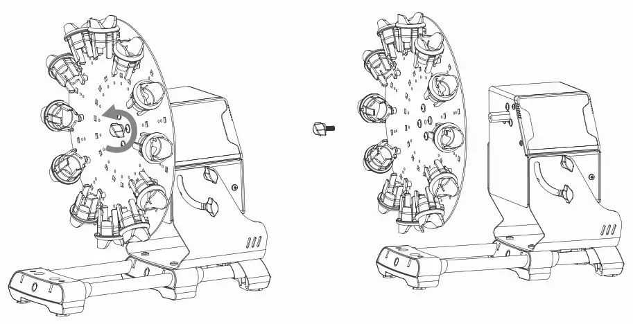 NEUATION iRoll DR24 Digital Disk Tube Rotator - REMOVING AND INSTALLING DISC PLATE