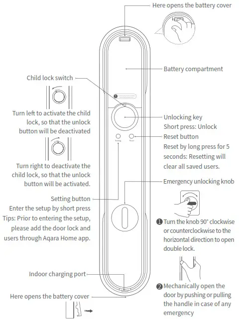 Aqara D100 Smart Door Lock - Product Introduction 2