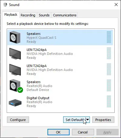 HYPERX HMIQ1S XX RG G QuadCast S USB Standalone Microphone - Default button