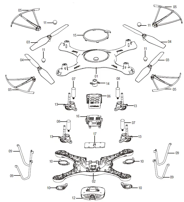 SYMA X5UW-D 2.4G Gyro Remote Control Series 720p Positioning Aerial Drone with Adjustable Camera-35