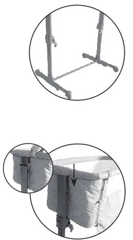 Dodi S4 SN Baby Bedside - Frame