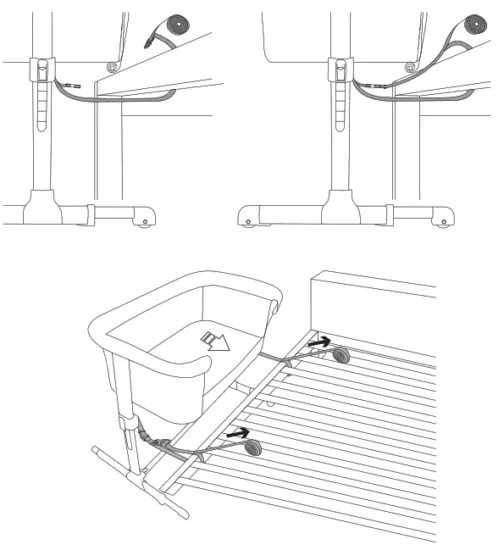 Dodi S4 SN Baby Bedside - belts