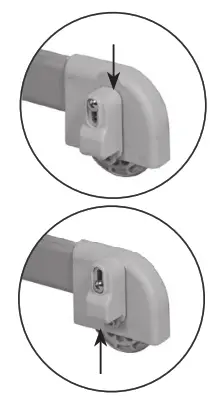 Dodi S4 SN Baby Bedside - lock wheels