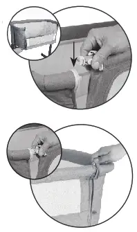 Dodi S4 SN Baby Bedside - support bar 3