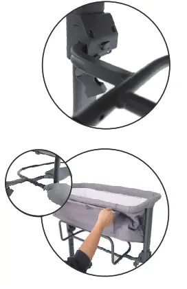 Dodi S4 SN Baby Bedside - support bar