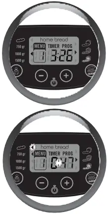 Kneading and rising of dough