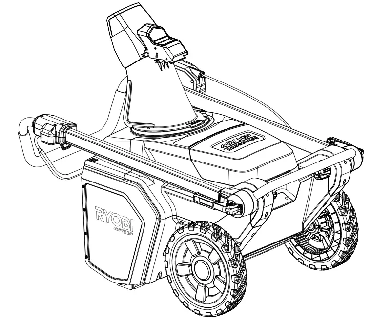 RYOBI RY408010 40V Snow Blower - fig 3