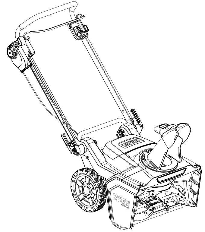 RYOBI RY408010 40V Snow Blower