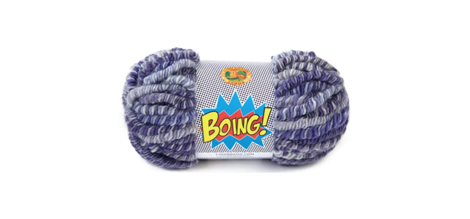 Lion Brand Boing Shaped Eyelet Cowl Instructions