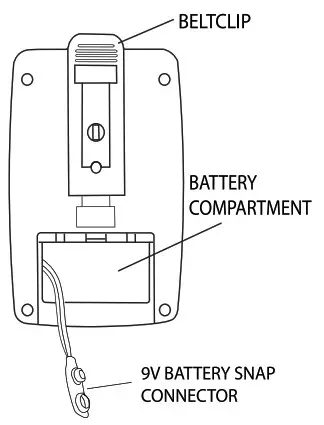 Competition Electronics CEI 4720 ProTimer Bluetooth Blue Shot Timer - Battery Installation