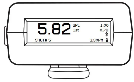 Competition Electronics CEI 4720 ProTimer Bluetooth Blue Shot Timer - Individual Menu Screen Detail 2