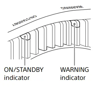 SONY VPL XW7000 Native 4K Laser Video Projector - About Indicators