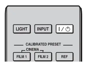 SONY VPL XW7000 Native 4K Laser Video Projector - button
