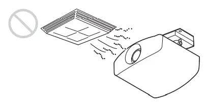 SONY VPL XW7000 Native 4K Laser Video Projector - conditioner