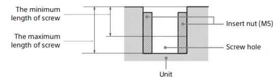 SONY VPL XW7000 Native 4K Laser Video Projector - mount