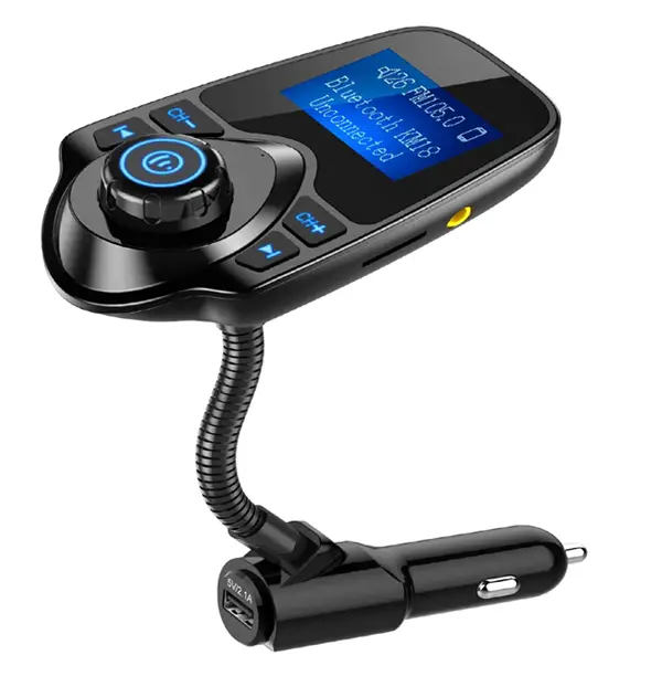 Nulaxy Wireless In-Car Bluetooth FM Transmitter