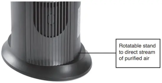 ALEN T300 Tower Air Purifier Sleek Design - Parts4
