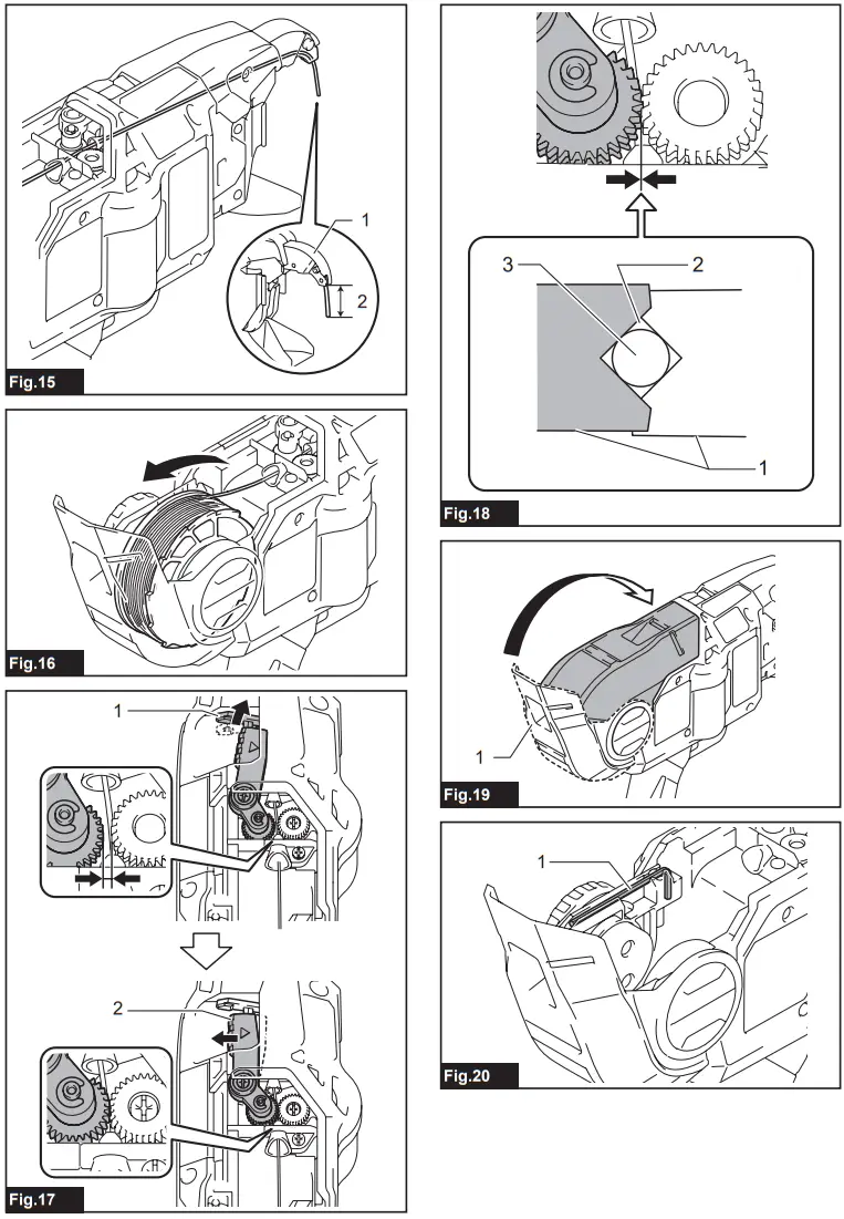 makita DTR181 Cordless Rebar Tying Tool - Fig 2