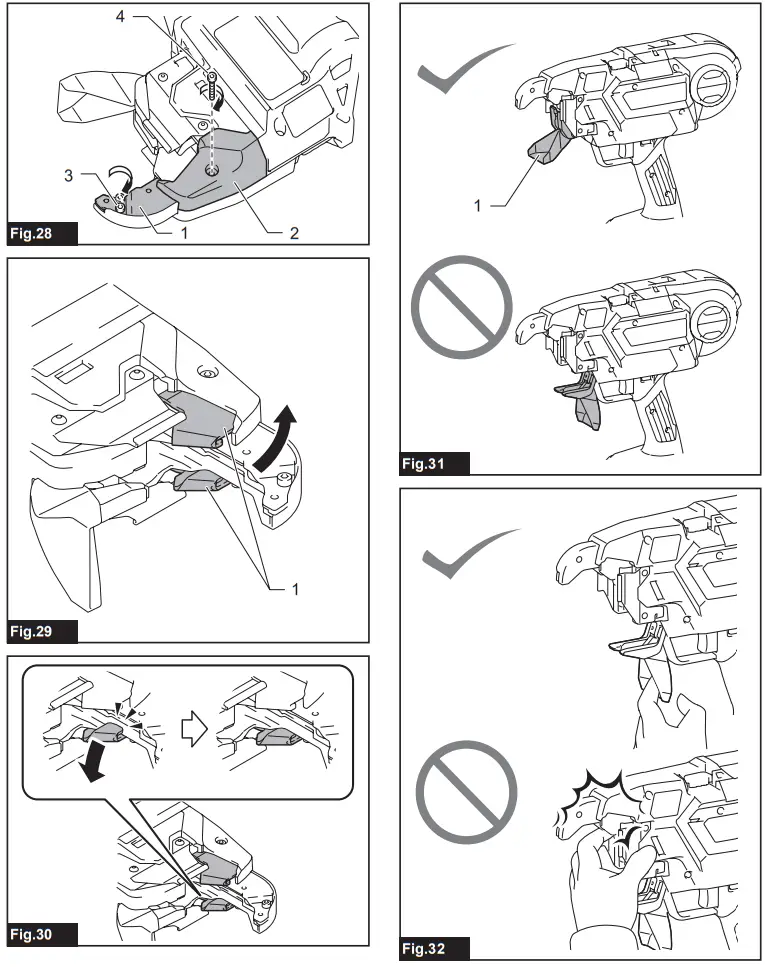 makita DTR181 Cordless Rebar Tying Tool - Fig 4