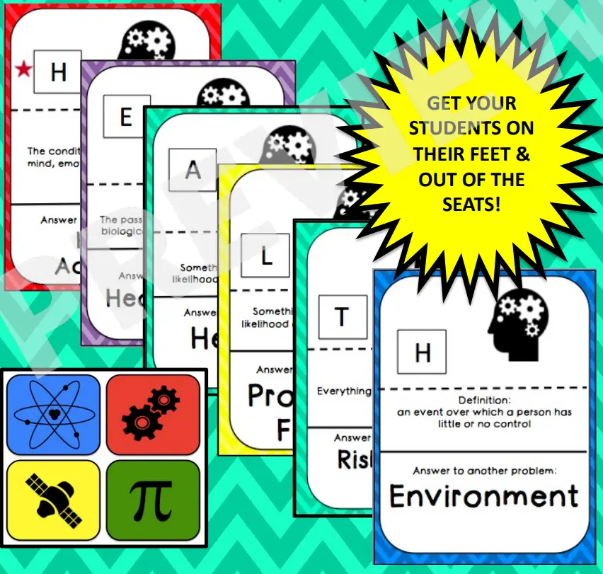 Healthcare Mental Emotional Health Scavenger Hunt -