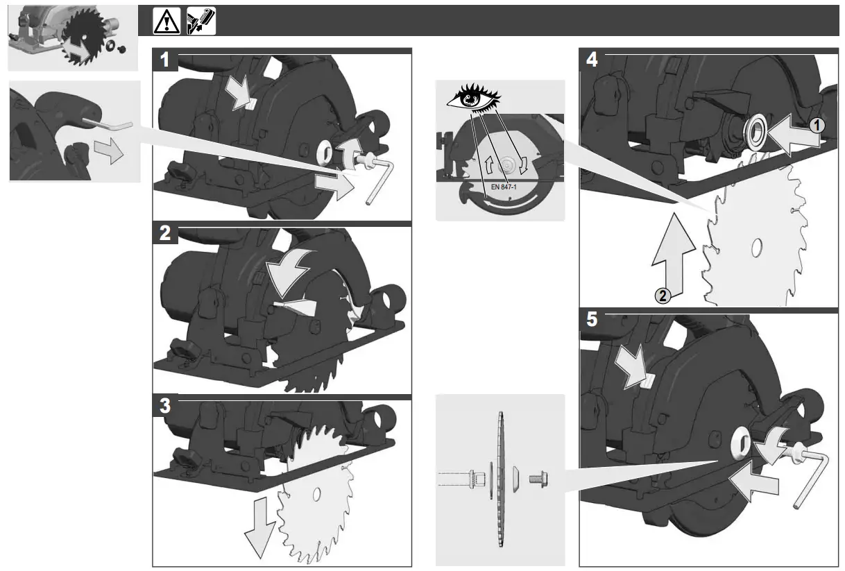 milwaukee HD18 CS Circular Saw . - fig2