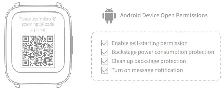 C2 Mibro Watch User Guide - Connect the watch