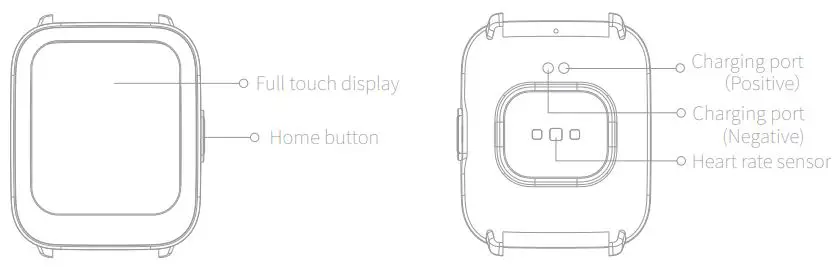 C2 Mibro Watch User Guide - Product overview