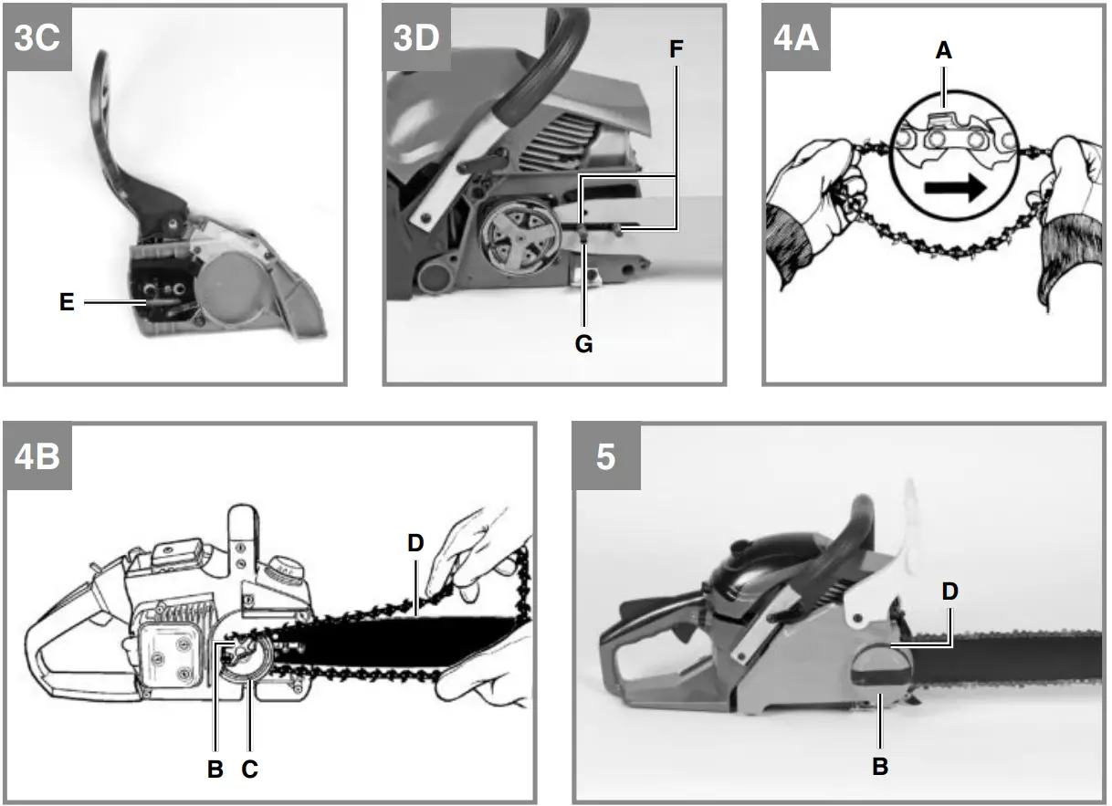Einhell GC PC 1535 I TC Petrol Chainsaw - fig3