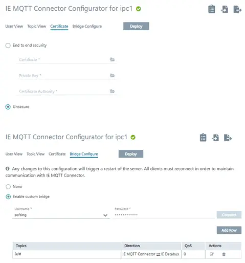 Configure the IE MQTT Connector