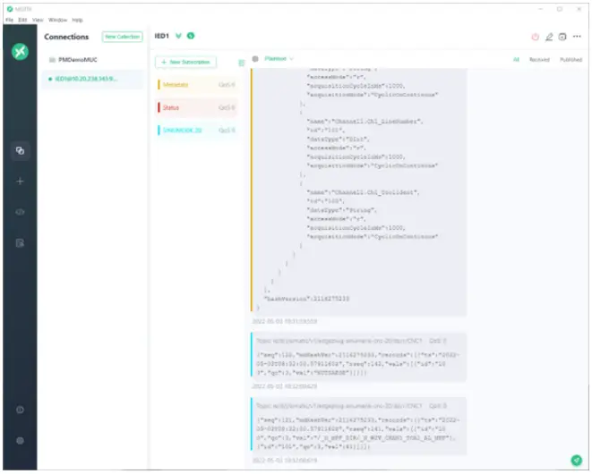 Connect an MQTT client