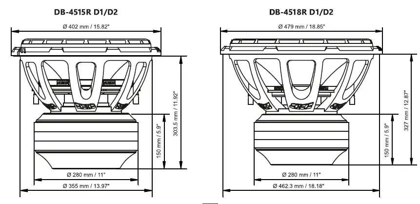 Deaf Bonce DB-301R D1 Subwoofer FIG17