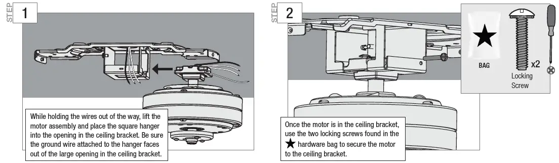 Hunter 51345 Postman 44 Inch Noble Bronze Indoor LED Ceiling Fan fig 9