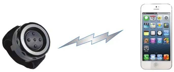 Jacobs PTT Z LO Mini Wireless PTT Button - App Setup Wave Communicator 1