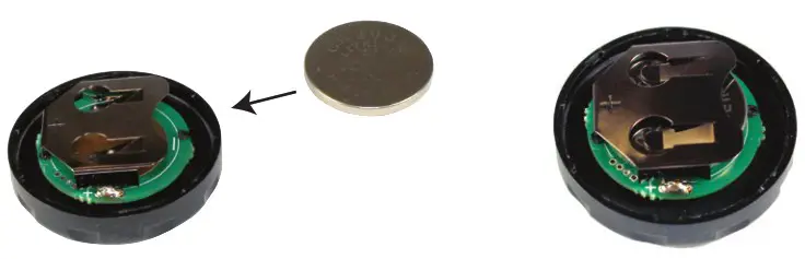 Jacobs PTT Z LO Mini Wireless PTT Button - Installing or Replacing the Battery 2