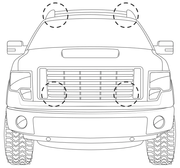 TYPES LM57473 6 Inch Flood Spot Light - MOUNTING POSITIONS