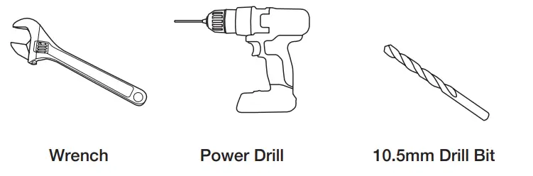 TYPES LM57473 6 Inch Flood Spot Light - TOOLS NEEDED