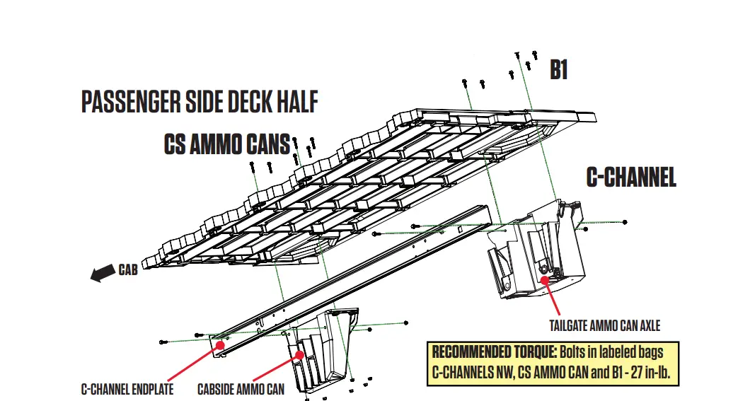 DECKED DG3 Chevy Silverado GMC Sierra Truck Bed Storage System-5