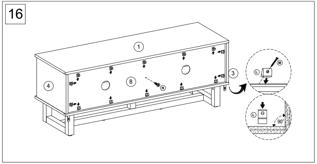 AVS RZ1200 Raze Series Modular AV Cabinet - fig19