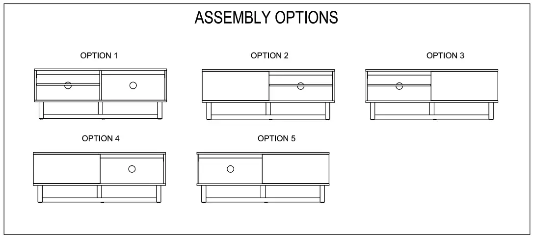AVS RZ1200 Raze Series Modular AV Cabinet - fig20