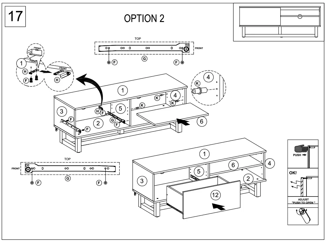 AVS RZ1200 Raze Series Modular AV Cabinet - fig22