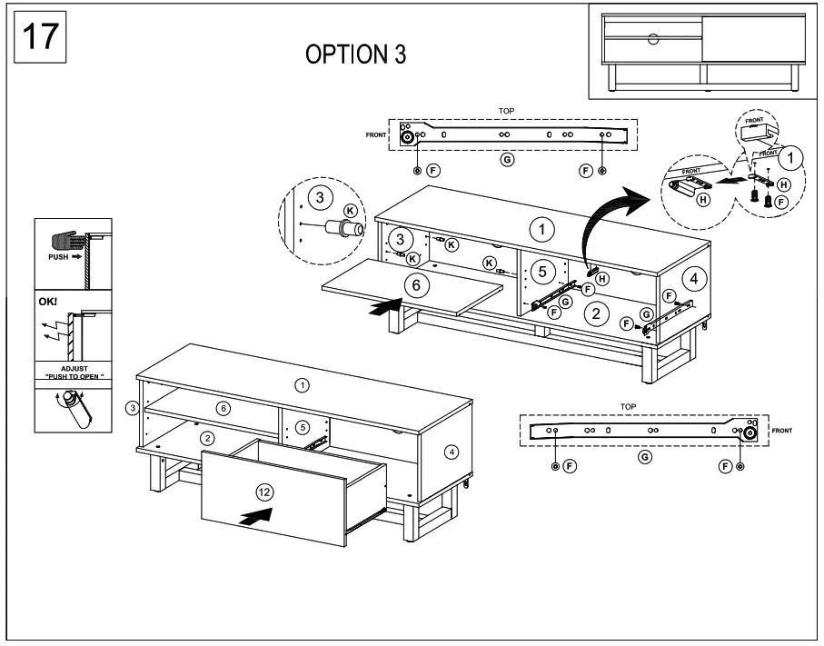 AVS RZ1200 Raze Series Modular AV Cabinet - fig23