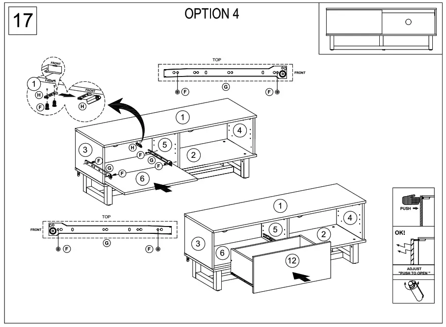AVS RZ1200 Raze Series Modular AV Cabinet - fig24