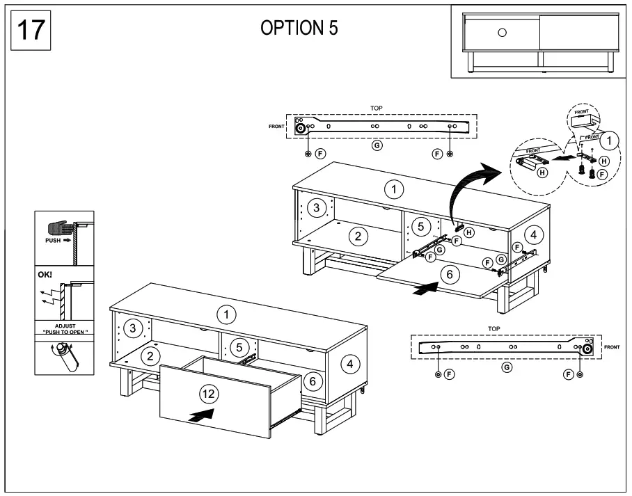 AVS RZ1200 Raze Series Modular AV Cabinet - fig25
