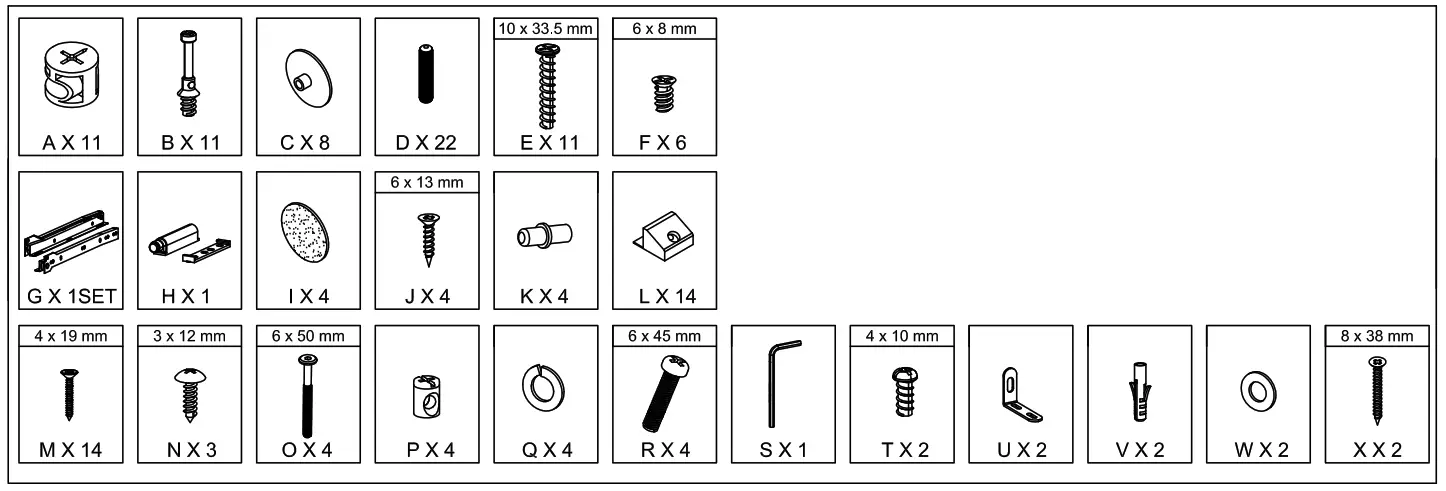 AVS RZ1200 Raze Series Modular AV Cabinet - fig3