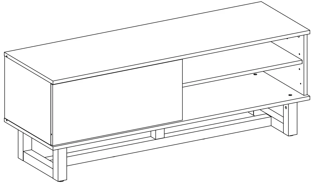 AVS RZ1200 Raze Series Modular AV Cabinet